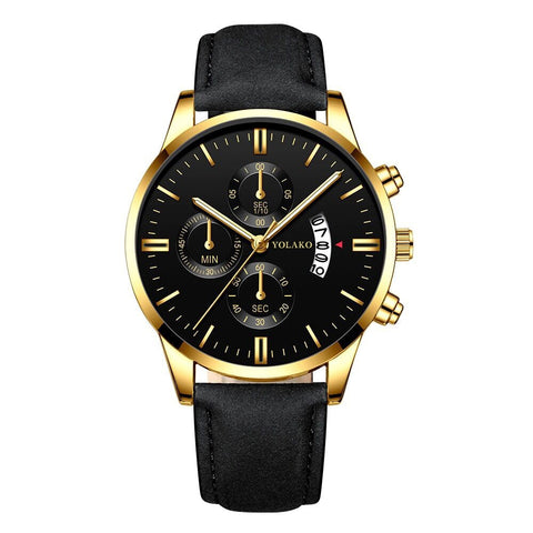 Fashion Mens Watches Luxury Men Stainless Steel Mesh Belt Quartz Wrist