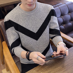 Sweaters And Pullovers Men Long Sleeve Knitted Sweater