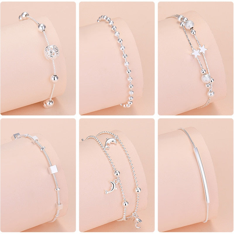 Lucky Bead Charm Bracelet For Women Chain Bracelets