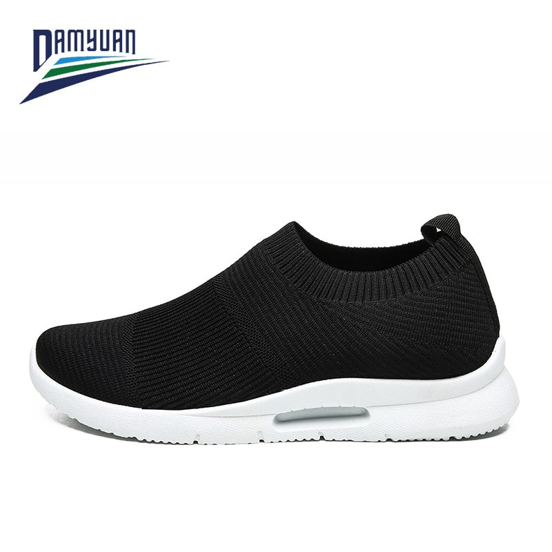 Men Light Running Shoes Jogging Shoes Breathable Man Sneakers Slip on