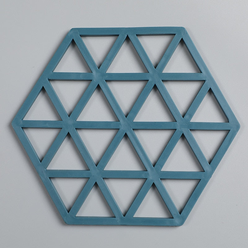 Silicone Tableware Insulation Mat Coaster Hexagon Silicone Mats