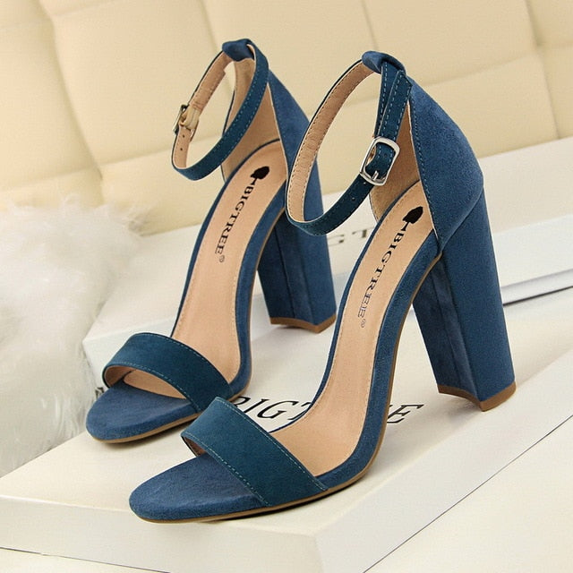 High Heels New Women Pumps Comfort Women Shoes Block Heels Ladies