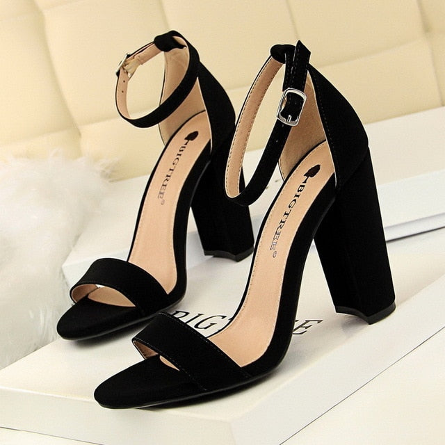 High Heels New Women Pumps Comfort Women Shoes Block Heels Ladies