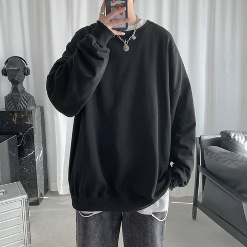 Hoodies Sweatshirt Mens Black White Hip Hop Punk Pullover Streetwear