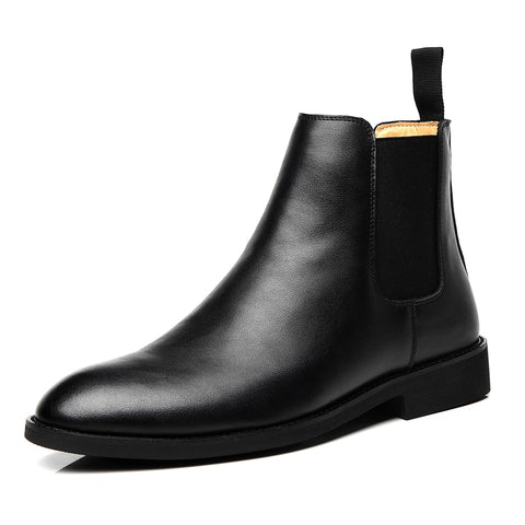 Men Boots Elegant Chelsea Boots Men Cow Suede Leather