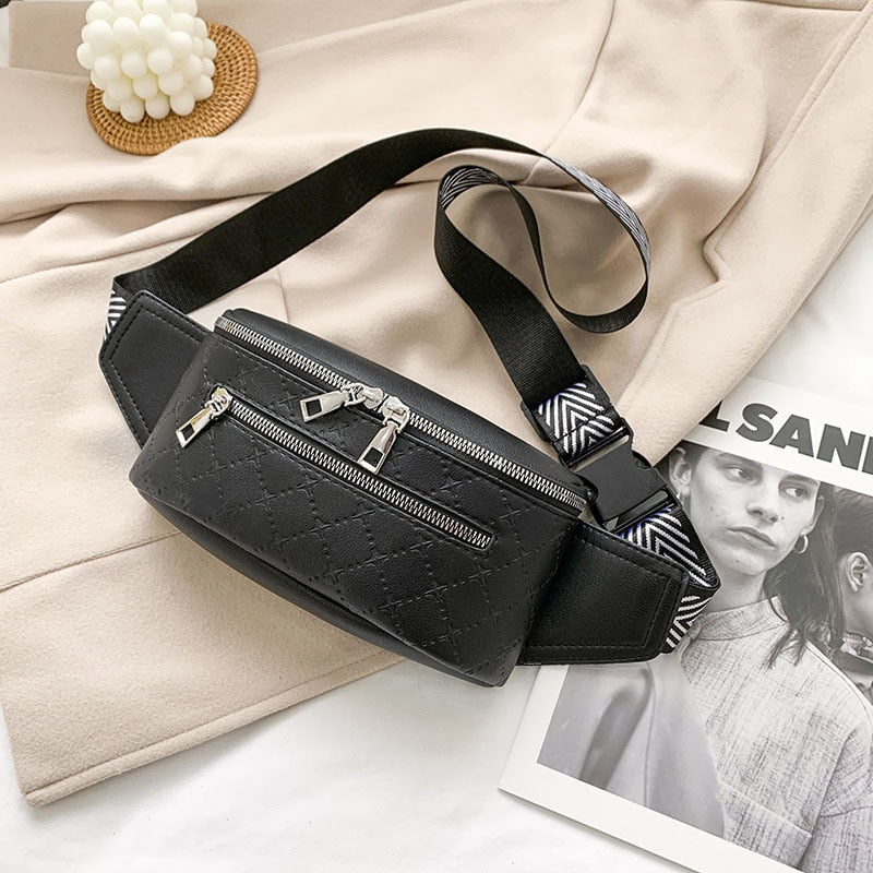 Waist Bags Fashion Leather Fanny Pack Shoulder Crossbody Bags