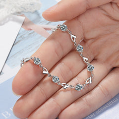 Love Heart Bracelets For Women Zircon Bracelets