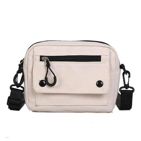 Women Canvas Bag Japan Style Girl Small Shoulder Bags