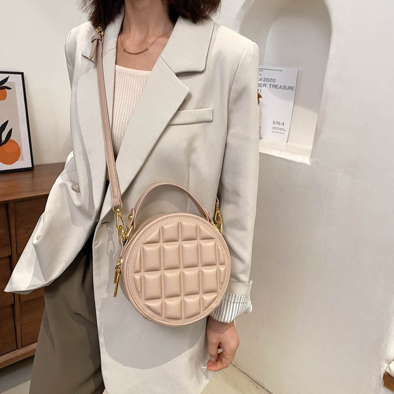 Square Round Cake Handbag Female Bag