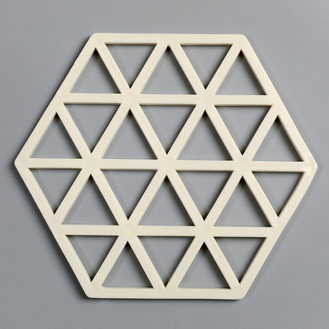 Silicone Tableware Insulation Mat Coaster Hexagon Silicone Mats