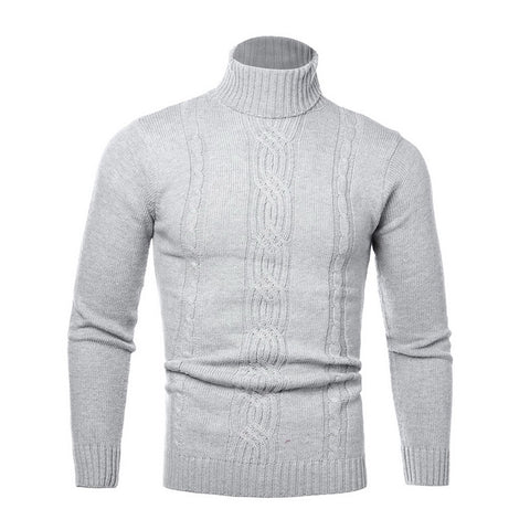 Warm Turtleneck Sweater Men  Pull Homme Casual Pullover