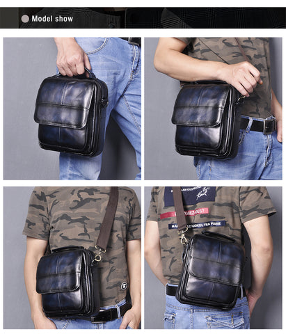Male Fashion Casual Tote Messenger Mochila bag Design Satchel Crossbody Shoulder bag