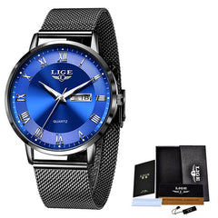 Watches Ultra-thin Luxury Quartz Watch Fashion Ladies Clock Stainless Steel