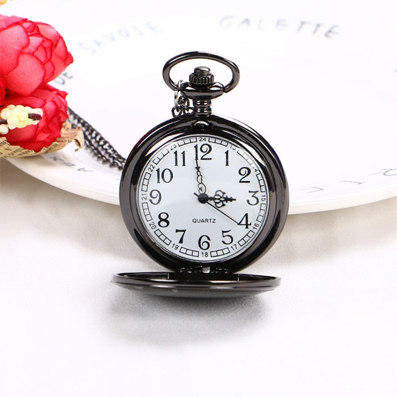 Pendant Pocket Watch Modern Arabic Number Analog