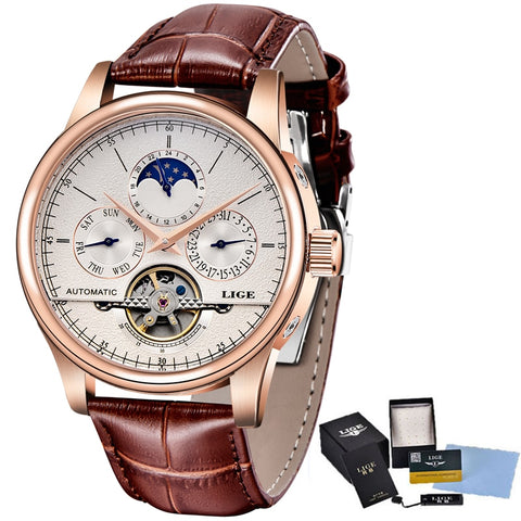 Brand Classic Mens Retro Watches Automatic Mechanical Watch
