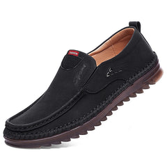 Genuine Leather Men Shoes Casual  Mens Loafers Moccasins
