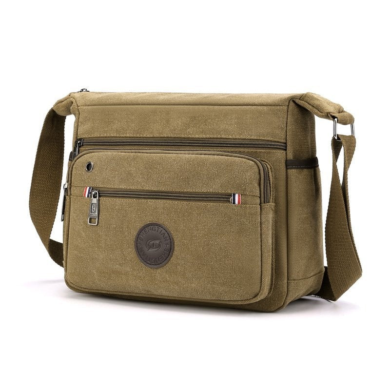 Travel Bag Canvas Casual Men Shoulder Crossbody Outdoor Bags