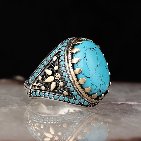 Retro Handmade Turkish Signet Ring