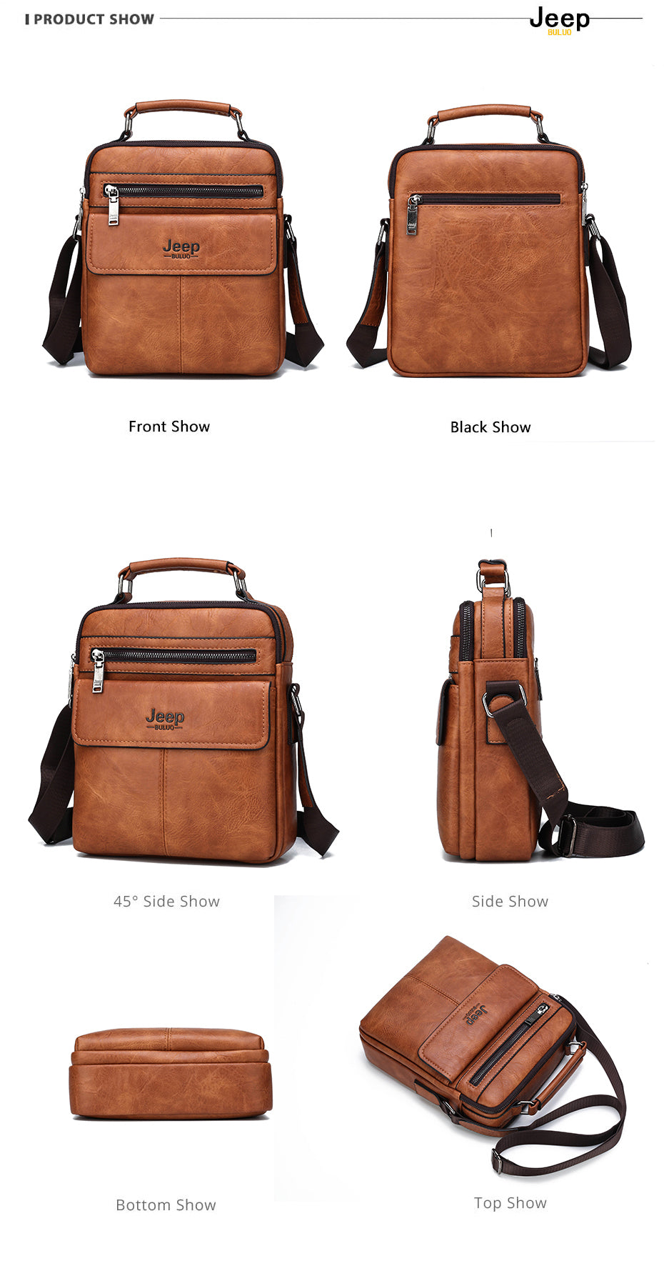 Crossbody Shoulder Bags Tote Fashion Business Man Messenger Bag