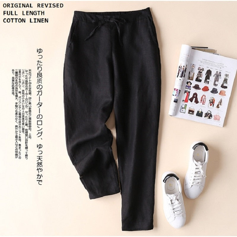 Long Pants Autumn Elegant Trousers Lady Formal Overseas All Sizes