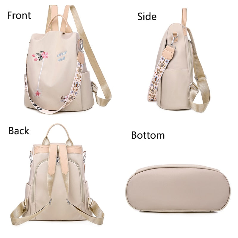 Waterproof Oxford Women Fashion Anti-theft Women Backpacks