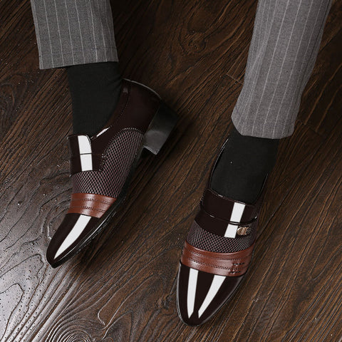 Men Leather Shoes Casual Shoes Business Dress Shoes All-Match