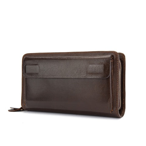 Men Wallet Genuine Leather Clutch Male Men Clutch Bag