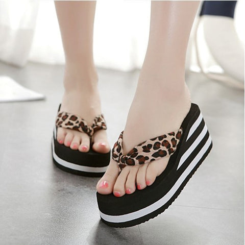 Platform Sandals Women Slipper High Heel Zapatillas Summer Shoes