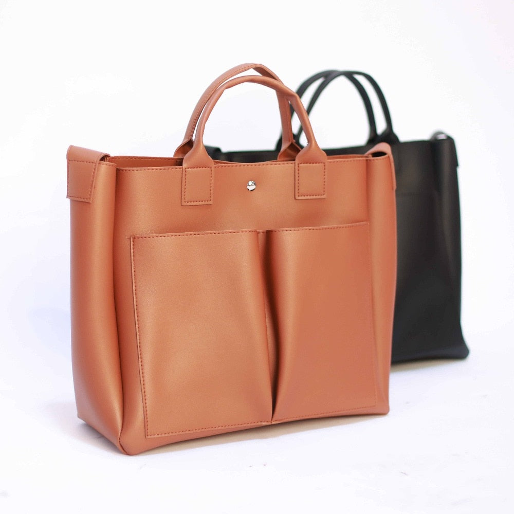 Pu Leather laptop Bag Simple Handbags Famous Brands