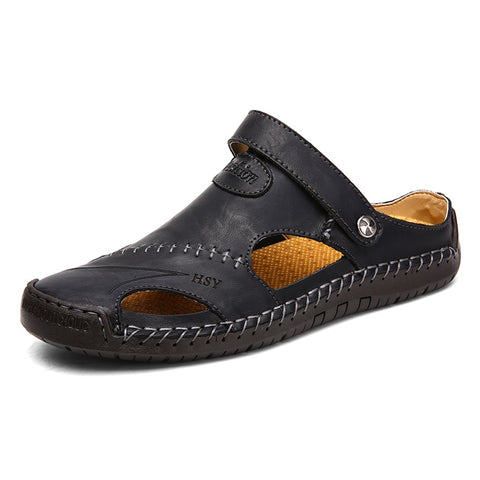 Sandals Men Leather Classic Roman Sandals 222 Slipper Outdoor Sneaker