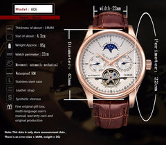 Brand Classic Mens Retro Watches Automatic Mechanical Watch