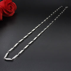 Fashion high-end new titanium steel necklace melon chain stainless steel chain