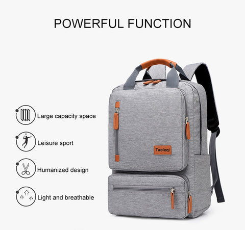 Casual Business Men Computer Backpack Light 15 inch Laptop Bag