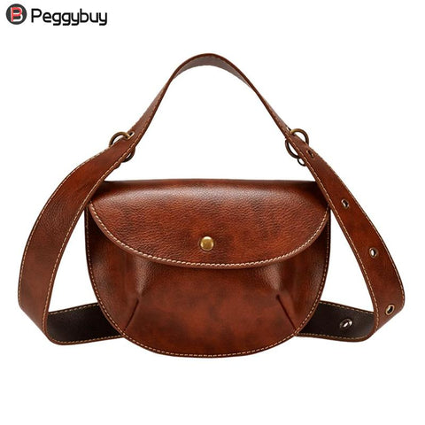 Fashion Leather Belt Bag Women Phone Pouch Fanny Pack