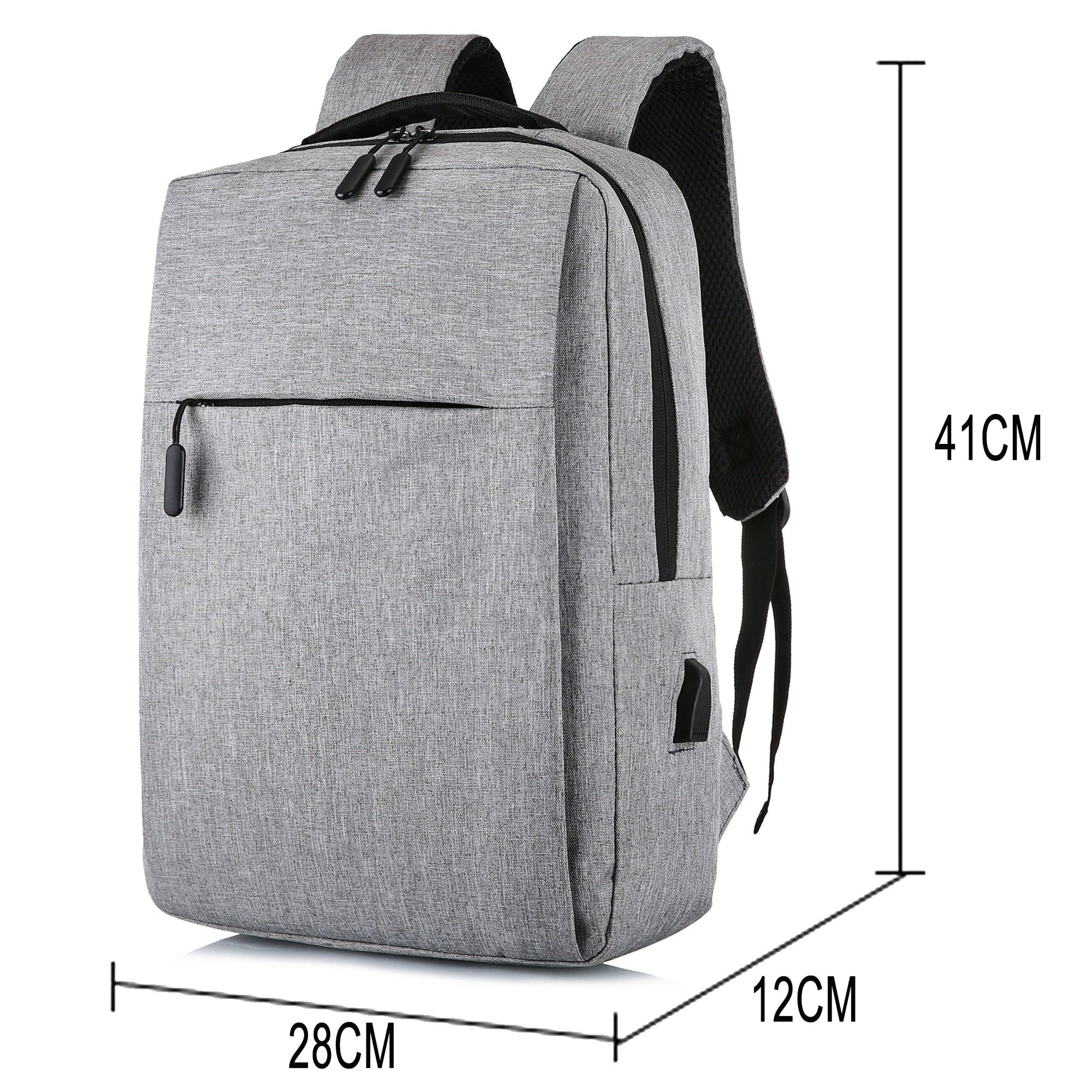 Laptop Usb Backpack School Bag Rucksack Anti Theft Men Backbag