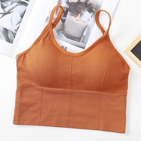Sports Bras Women Push Up Solid Sports Bra Jogging Gym