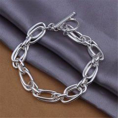 chain 925 Sterling silver bracelets noble wedding gift party fashion jewelry