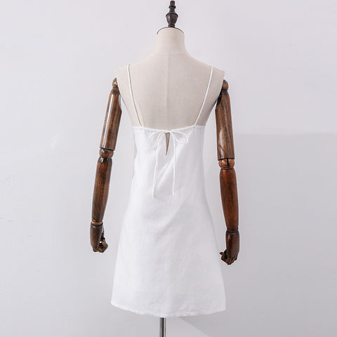 Vintage Cotton Linen Women Dresses