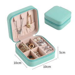 PU Jewelry Organizer Display Travel Jewelry Case Boxes Travel Portable Box