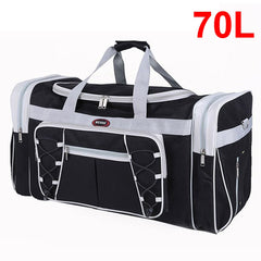 70L Waterproof Nylon Luggage Gym Bags Outdoor Bag Large Traveling