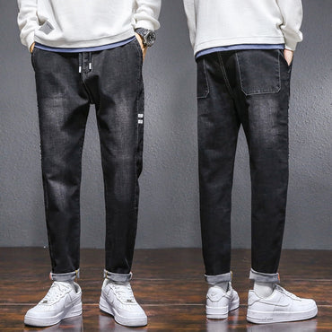 Baggy Men Cargo Jeans Fashion Harlan Cotton Streetwear