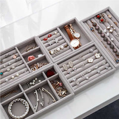 Handmade DIY Jewelry Box Drawer Storage Organizer
