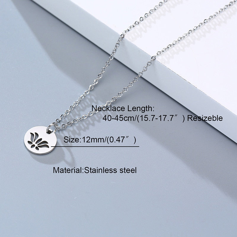 Simple Casual Necklaces Stainless Steel Feather Geometric Bar