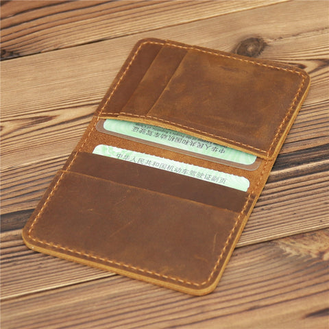 Vintage Credit Card Holder Small Wallet Money Bag ID Card Case Mini Purse