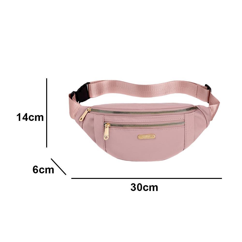 Waist Bags For Women Canvas Leisure Color Waist Bag Shoulder