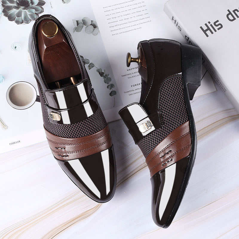 Men Leather Shoes Casual Shoes Business Dress Shoes All-Match