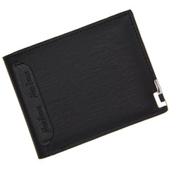 Short Wallet Multifunction Fashion Iron Credit Card Holders Pu
