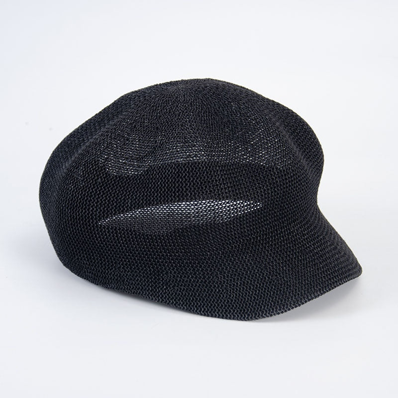 Cap Straw Women Summer Thin Newsboy Cap