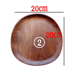 Whole Wood Lovesickness Wood with Irregular Oval Solid Wood Pan
