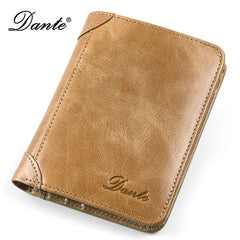 Wallet RFID Anti-theft Brush Head Layer Cowhide Retro Casual